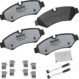 Bendix Fleet Metlok MKD2201FM Semi-Metallic Rear Brake Pads for Freightliner Sprinter 2500 2019, Mercedes-Benz Sprinter 2019, Sprinter 1500 2023-2019, Sprinter 2500 2024-2019-image-7