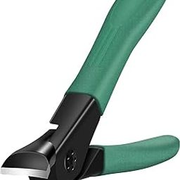 Youstylo Nail Clippers for Thick Nails, Wide Jaw Toenail Clippers, Robust & Sharp Curved Fingernail Clippers for Men and Women (Green)-image-98
