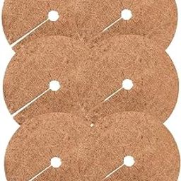Jualyue Mulch Ring Protector Mat Tree Disc Mats Weed Control Ring Cover for Potted Plants 6PCS 30cm Spring Gardening Tool-image-46