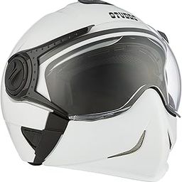 Studds DOWNTOWN Flip Off Full Face Helmet (White, Medium)-picture-14