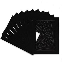 12x16 Mat for 11x14 Photo - Precut Black with Black Core Picture Matboard for Frames Measuring 12 x 16 Inches - Bevel Cut Matte to Display Art Measuring 11 x 14 Inches - Acid Free Pack of TEN MATS-image-26