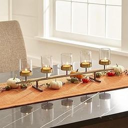 Deco Crafts - Metal Multi T Light Holder with Glass for Home, Office & Gifting Purpose use !!! Shop Now !!!-image-123
