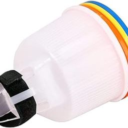 FOTOKINA Flash Diffuser Reflector for Camera Flash Photography with 4 Color Domes (White, Blue, Orange, Yellow) & Softbox Cloth Cap – Enhance Lighting for DSLR Speedlight (Multicolor)-36