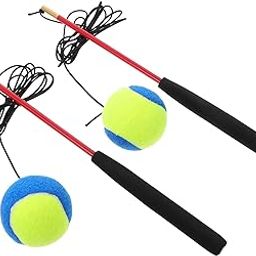 ifundom 1set Parent-boy Girl Interactive Sports Fitness Elastic Exercise for Boys and Girls Play and Relief Includes Poles-image-64