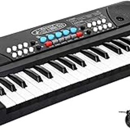 VGRASSP Digital Music Piano Keyboard for Kids with Microphone Portable Electronic Keyboards for Beginners Musical Toy Pianos for Girls Boys Ages 3-8 (BF430A1 37 Keys)-8