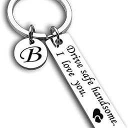 Shiv Jagdamba Drive Safe English Alphabet 26 Letters Keychain Gifts for Boyfriend Couple Husband Dad Birthday Valentines Day Gifts-picture-43