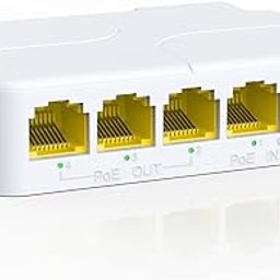 YuanLey 4 Port PoE Extender Gigabit with 3 PoE Out, IEEE 802.3af/at Mini 4 Channel Repeater 1000Mbps, VLAN, Wall and Din Rail Mount Passthrough POE Amplifier/Booster, Plug and Play-picture-10