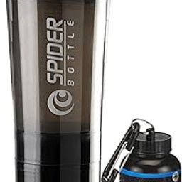 Gym Shaker Bottle with Protein Carry Box for Protein Gym Shaker Bottle, Cyclone Shaker, Gym Shaker Bottle, BPA-Free Material Shaker Bottle (Black)-image-65