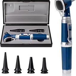 Urmit surgical Mcp Otoscop Model HS-OP10 With Light-Ear Infection Detector,Pocket Ear Scope With Hard Plastic Case For Kids,Adults,Doctor model,Pets In Multiple Colors(Black)-image-5