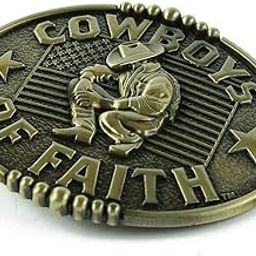 COWBOYS OF FAITH Western Hip Hop Belt Buckle for Men's Accessories Gifts | Clothing Shoes & Accessories | Mens Accessories | Belt Buckles-image-16