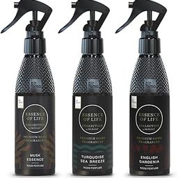 AIR-ROMA Premium Air Freshener - Musk Essence, Turquoise Sea Breeze & English Garden Pack Of 3 (200 Ml Each) | Long-Lasting Fragrance | For Home, Office, Hotel Rooms & Toilet-14