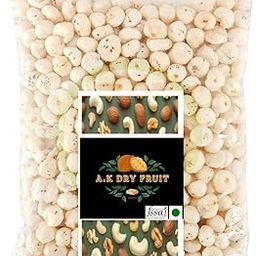 A.K DRY FRUIT STORE Foxnuts (Phool Makhana), 100g, Premium Lotus Seeds-image-62