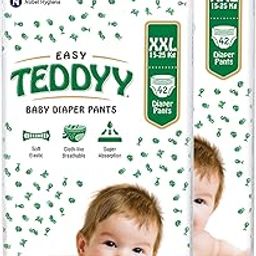 TEDDYY Baby Easy Pant Diapers Double Extra Large 84 Count (Pack of 2), 15-25 kgs, 12 hrs Leak Protection, Anti - Bacterial-image-30
