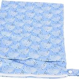 Wet Bags Baby, Waterproof Wet Dry Bag 11.8 X 15.7in Reusable Double Multifunctional Portable with Zipper Design for Travel Beaches Wet Swimsuits, Wet Diapers(ES007-EF404)-image-78
