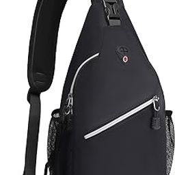 MOSISO Sling Backpack, Multipurpose Crossbody Shoulder Bag Travel Hiking Daypack-image-17