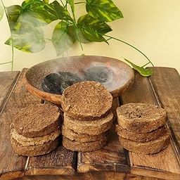 PrMo Store Handmade Gobar Upla Pack of 11 – 13cm Round Cow Dung for Puja, Havan, Yagna, Organic Compost & Natural Fuel | 100% Desi Kanda | Eco-Friendly & Chemical-Free-image-13