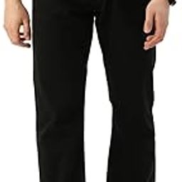 Men's Cotton Button-and-Zip Rigid Bootcut Denim Trouser-image-59