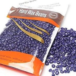 Hard Wax Beans for Hair Removal, Professional Body and Facial Waxing, Purple, 300g-46