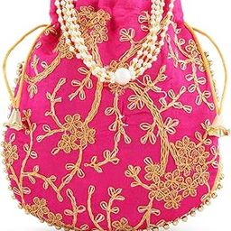 teejh Yeh Haseen Vadiyan Pink Potli Bag-picture-24