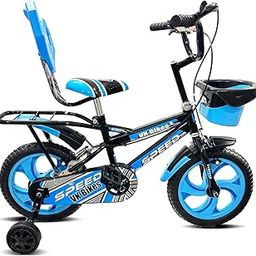Kaashnic Kids Cycle 14T with Training Wheels (90% Assembled) for Boys and Girls (Bluee)-image-95