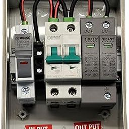 ASPA Solar DCDB 1 in 1 out 500V 20A MCB 600V SPD AJB DC Array Junction Distribution Box eco-4