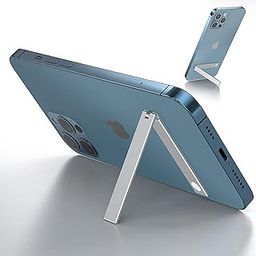 Midkart Universal Adjustable Foldable Thinnest Pocket Kickstand Compatible with Mobile Devices from 4-7 Inches, Silver-image-23
