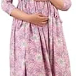 murli kurti Women's Maternity Rayon Printed Kurti with Zippers Maternity Dresses for Women Feeding Dresses for Women Maternity Gown Kurti-picture-20