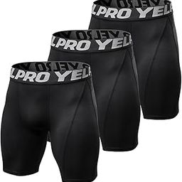 3 Pack Men Shorts Active Workout Underwear (All BlackM) -Layfoo-image-24