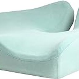 9villa Premium Pro Seat Cushion for Office Chairs | Long Sitting, Hip & Back Pain Relief | Coccyx,Sciatica, Wheelchair Seat Pads,Car,Chair Cushion & Meditation Use (Grey Velvet, Premium Pro Coccyx)-image-25