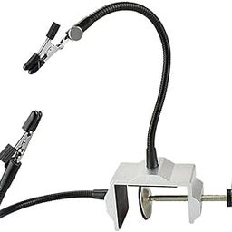 Losa Moving Soldering Third Hand PCB Circuit Board Holder 2 Flexible Arm Black-17