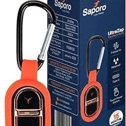 Saporo UltraZap Mosquito Repellent - 7 modes, Lightweight, Portable & Easy to Attach Keychain Hook - Fully Charges in 3 Hours - Keeps Mosquitoes & Other Insects away for 144 hours - Touch Power Switch-image-18