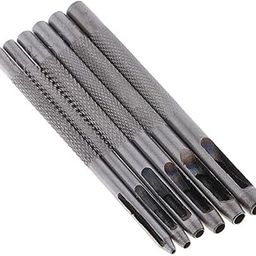 CALANDIS™ 6 Pieces Round Steel Leather Craft Hollow Hole Punch 1mm to 4 mm for Leather Belt Watch Band ket-image-44