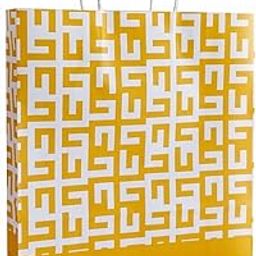 Omnipresent Eco-Friendly Yellow Printed Paper Bags - 90 GSM, Pack of 50, Beautiful Design for Diwali, Weddings, Birthdays, Return Gifts, Thank You Hampers, Goody Packets.-image-18