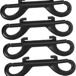 SKISUNO 4pcs Heavy Duty Double Ended Snap Hooks Metal Clips for Ropes Chains Belts and Animal Leashes Versatile Trigger Clips for Applications and Everyday Use-image-9