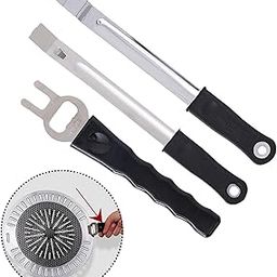 THE STYLE SUTRA Grill Plate Gripper Stainless Steel Korean BBQ Grill Lifter Tool for Kitchen Type A-image-2