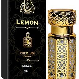 AYAZ Perfume Lemon | Attar Perfume Oil | Refreshing and Energizing Unisex Fragrance | Alcohol-Free | Long-Lasting Natural Perfume for Men and Women | Lemon Fragrance | 6ml-3