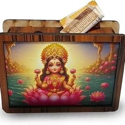 Laxmi Gullak| Goddess Laxmi Piggy Bank| Money Saving Box|Wooden Money Bank for Kids & Adults|Saving Habits Gulak & Money Box-image-65