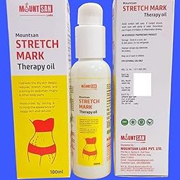 Mountsan Stretch Mark Therapy Oil, 100ml, For Abdomen and Thighs, Deep Moisturising and Toning-17
