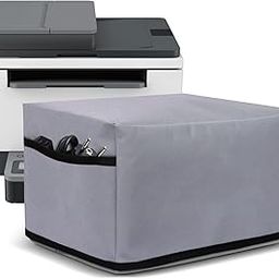 Crasome Dust Proof Water-resistant Printer Cover for HP Laserjet Tank MFP 1188fnw / 2606sdw (Grey)-27
