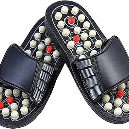 AQUACARE Magnetic Therapy Paduka Slippers | Acupressure | Blood Circulation Slippers Foot Massager For Men and Women (Unisex) | Size- 8, Pack of 1-picture-43