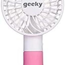 Geeky Portable Princess Rabbit Styled Rechargeable Handheld Fan (Pink)-image-90