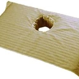 UJEAVETTE 2xSoft Beauty Massage SPA Treatment Bed Cover Sheet with Breath Hole Yellow-image-3