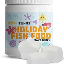 TUNAI Holiday All Life Stages Fish Food | Four Blocks | Fortified with Nutrients Each Block Lasts 4 Days Perfect Vacation Food for All Tropical Fish - 1 Count-image-64