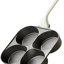 Bnf® Nonstick Egg Frying Pan Modern Gadget Pancake Pan for RV Trip Kitchen Picnic 4 Holes|Home & Garden-image-69