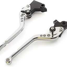 NICEDOLL Aluminum CNC Clutch Brake Levers Fit For RE650 Interceptor Continental INT-650 GT650 GT 650 Before 2022 Long Adjustable Silver-28