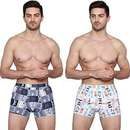 Men's Ace Breathable Micro Modal Regular Fit Fashionable Boxer Briefs for Men Comfortable Underwear for Everyday Anti-Bacterial and Microfibre Waistband-25