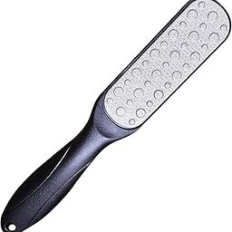 Foot File, Double Sided Pedicure Foot Scrubber Scraper Callus Remover, Foot Rasp for Cracked Heel and Foot Corn Removal, Dead Skin Exfoliator for Feet (Black)-image-73