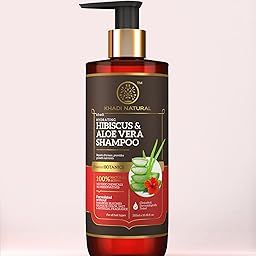 Khadi Natural Hibiscus & Aloevera Shampoo With Reetha & Amla Sulphate Paraben Free - Powered Botanics, 1 Count-52