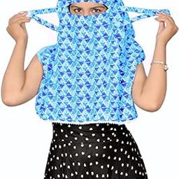 KALY INDIA Girls Cotton Full Face Cover Head Hair Scarf Sun Protection For Women Scarf Cum Mask Scarf For Daily Use-image-78