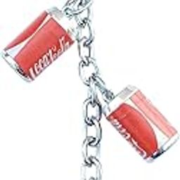 Coca-Cola and Pepsi Mini Can Keychain, Metal Chain, Decorative Charm, 3 Cans-image-13